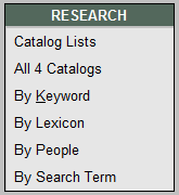 detail view of research section of main menu.