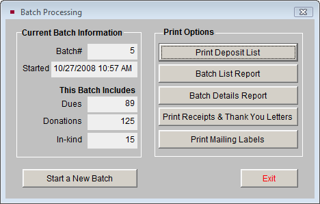 Batch Processing