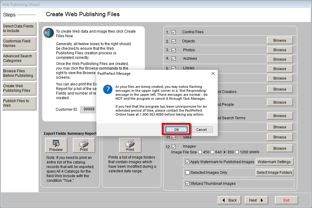 Create Files Now