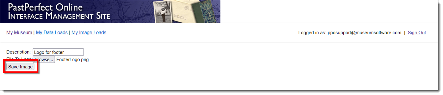 Remove button in Custom Images tab of IMS.
