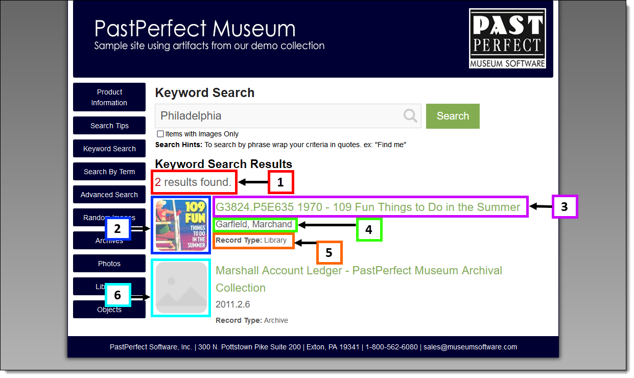 Search Result Screen.